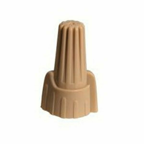 Hubbell Canada Hubbell Winged Wire Connector, 18 to 10 AWG Wire, Thermoplastic Housing Material, Tan HWCM1C10